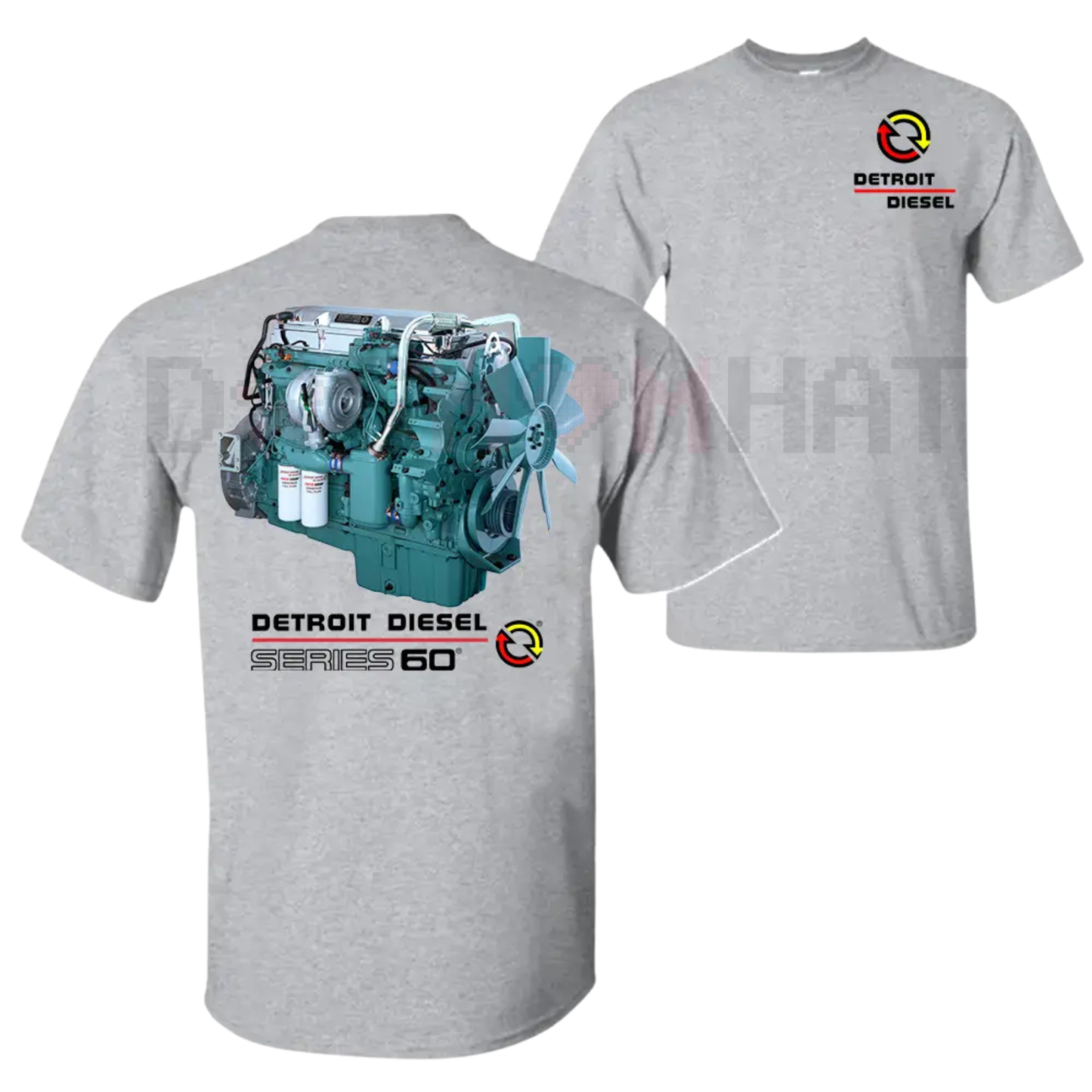 Detroit Diesel Series 60 Engine T-Shirt – Vintage Truck Mechanic Graphic Tee