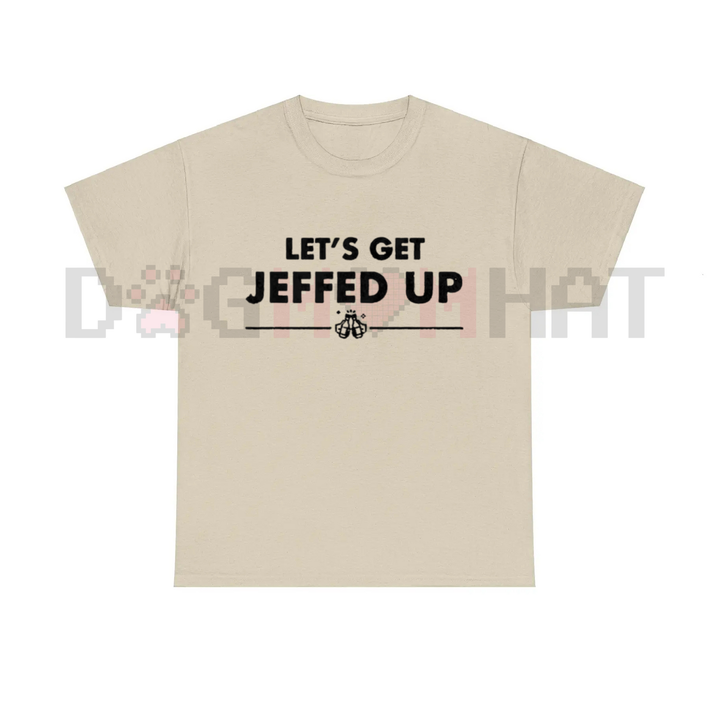 "Let's Get Jeffed Up" Faded Beer T-Shirt