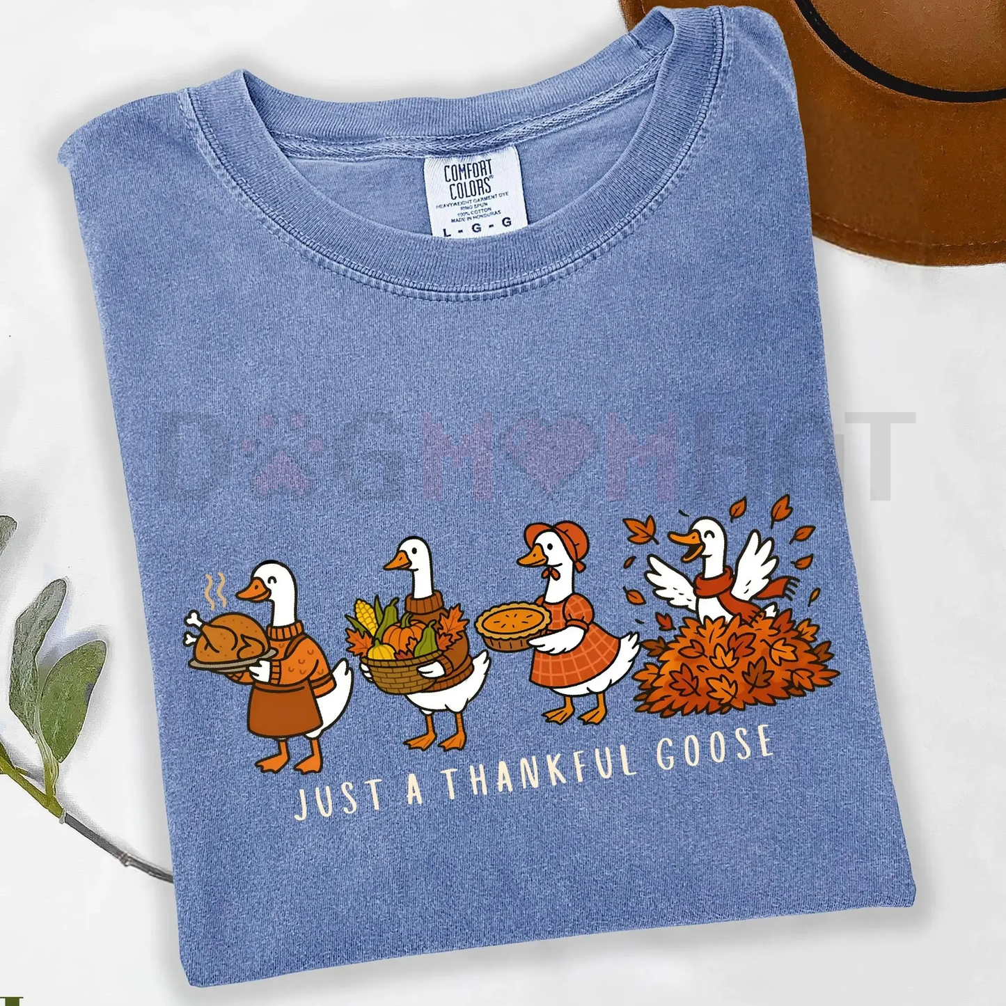 'Silly Goose Thankful' Comfort Colors® Tee – Funny Goose Thanksgiving Shirt