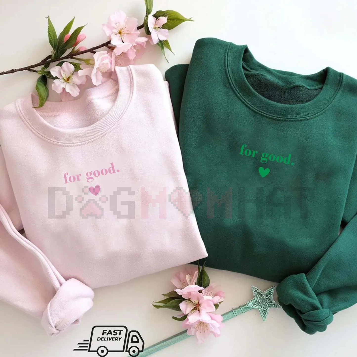 "For Good" Wicked Inspired Sweatshirt – Aesthetic Changed For Good Sweatshirt
