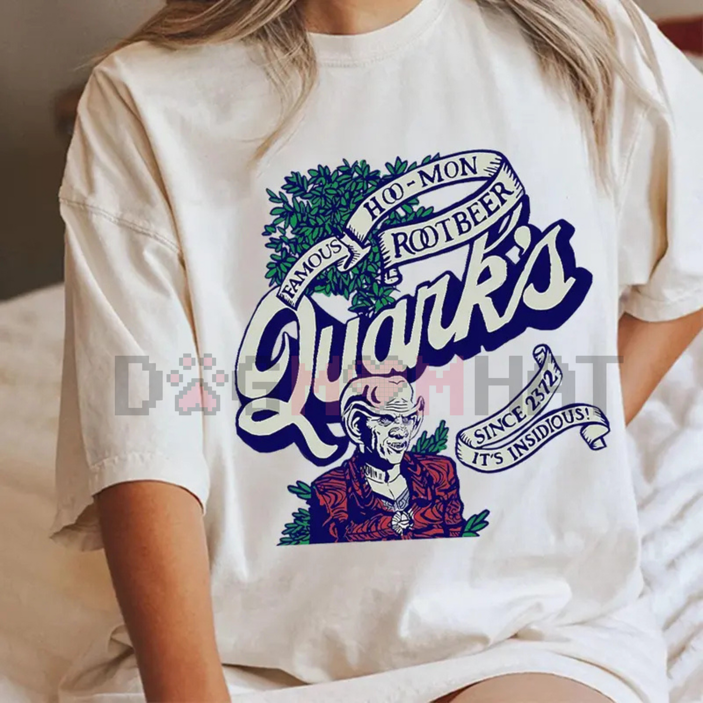 Quark's Famous Hoo-mon Root Beer T-Shirt – "It's Insidious!", Star Trek Fan Tee