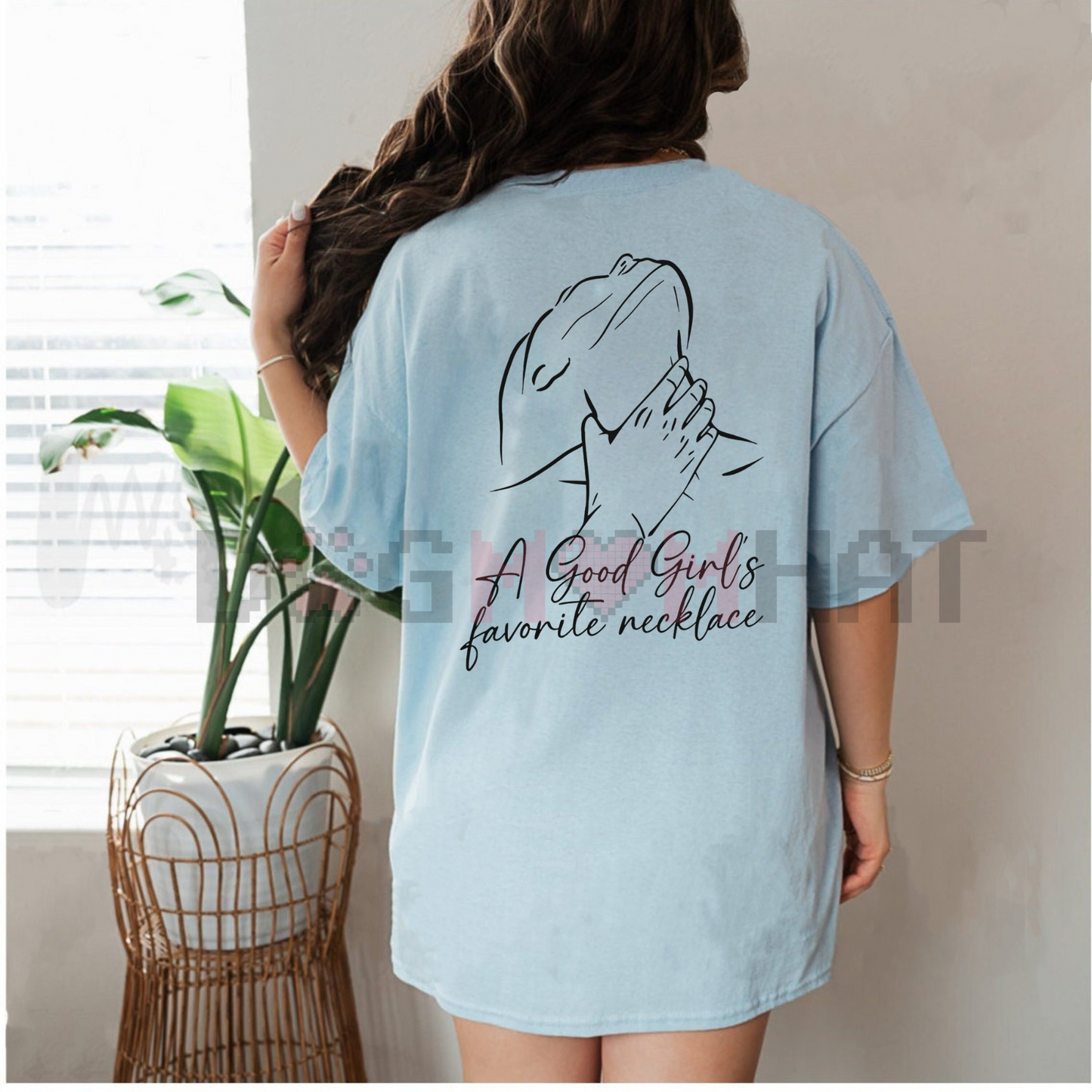 A Good Girl's Favorite Necklace T-Shirt – Ladies Summer Outfit, Women's Graphic Tee, Gift For Girlfriend