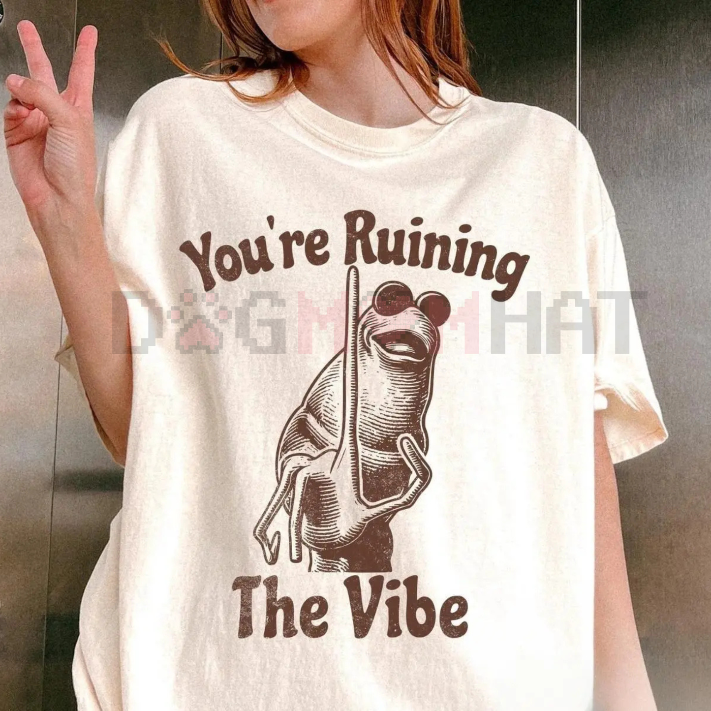 Marcus The Worm "Ruining The Vibe" Meme T-shirt