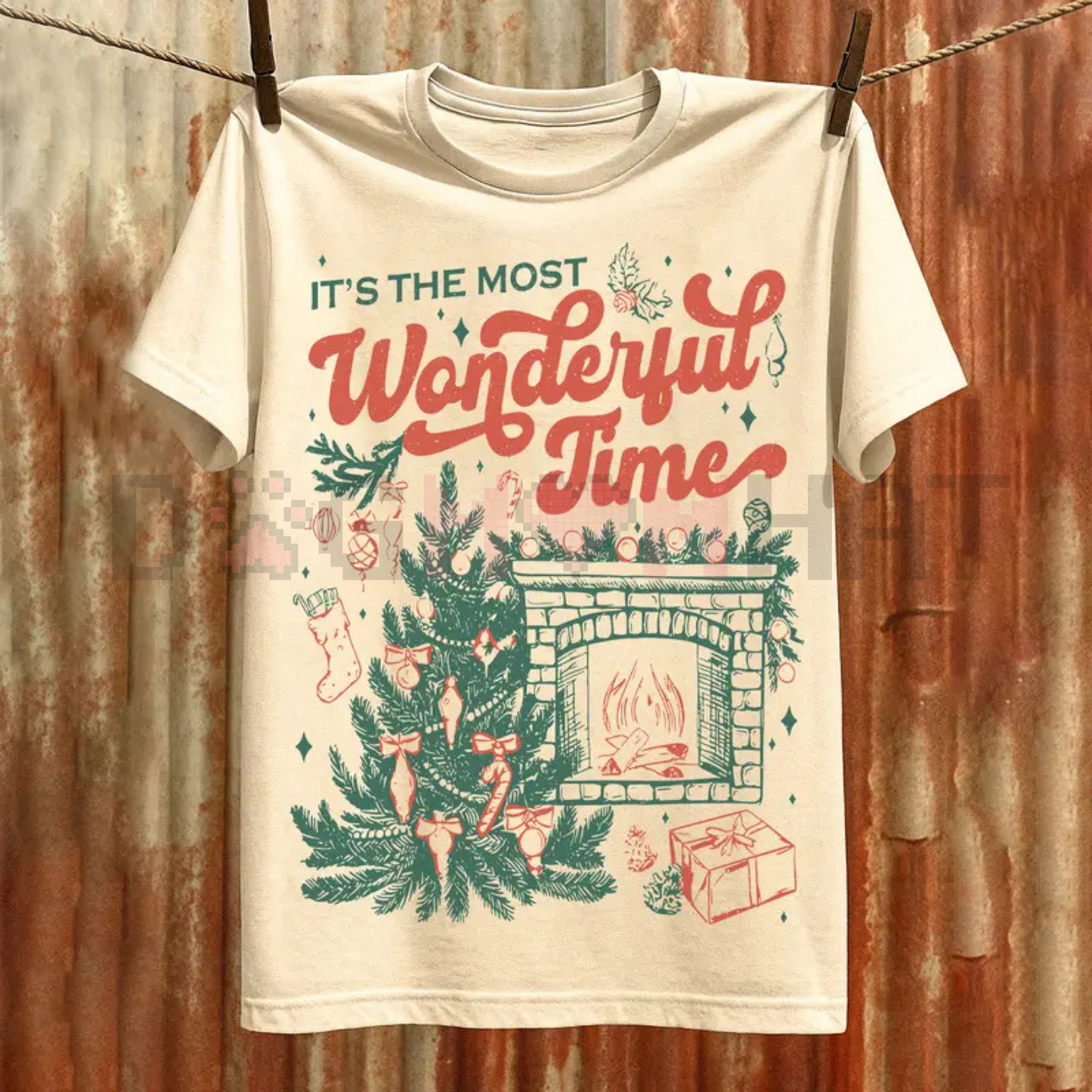 "It's The Most Wonderful Time" Christmas Shirt – Merry Christmas Jingle Song Funny Holiday Tee, Vintage Vibes