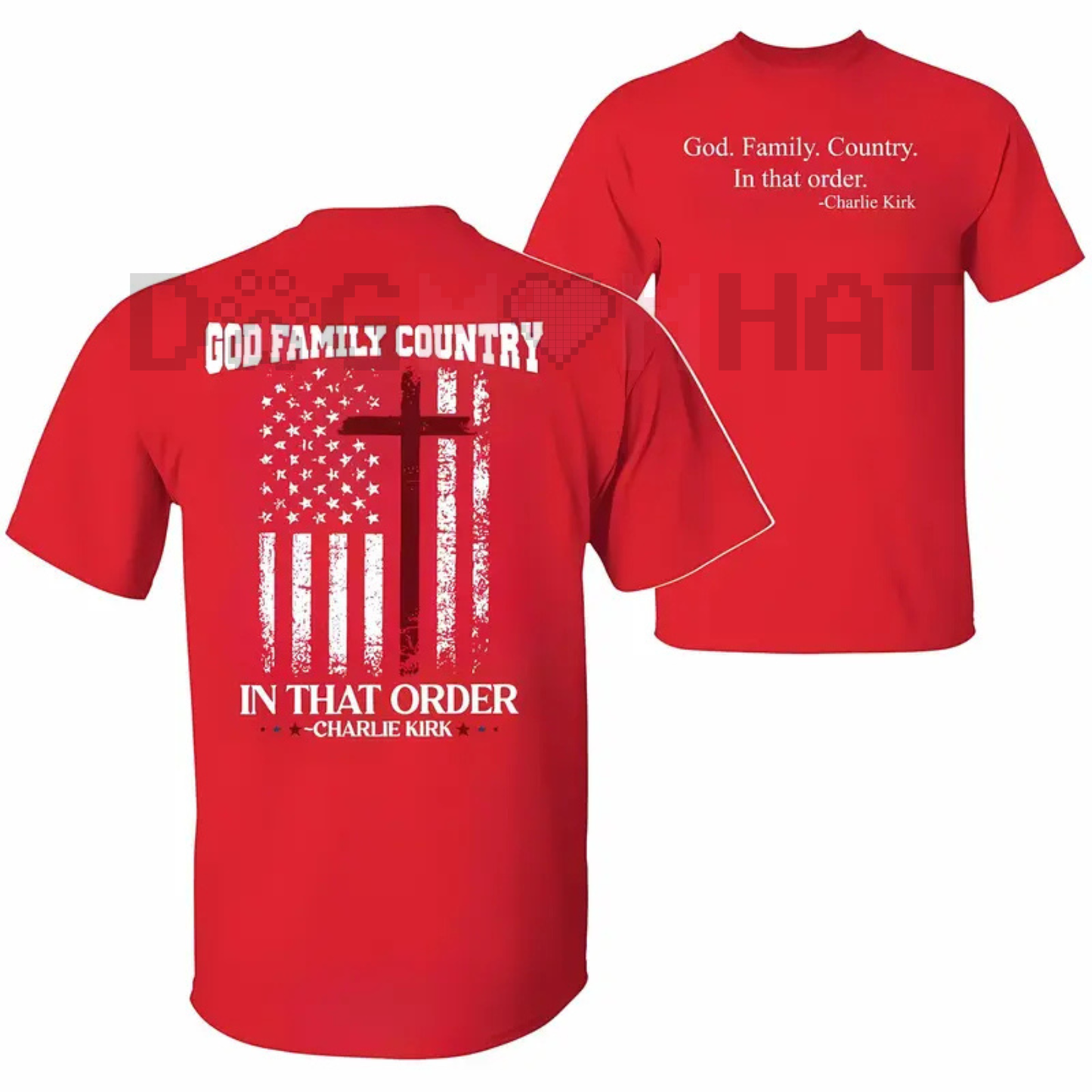 Freedom 14th Red God Family Country T-Shirt – Retro Graphic Patriotic Statement Tee
