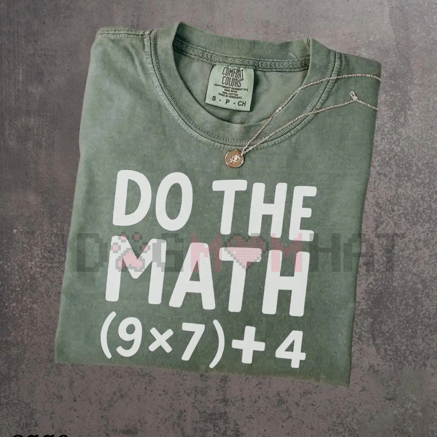 Funny Math Teacher Shirt – 67 Meme Comfort Colors T-Shirt, Math Meme Graphic Tee