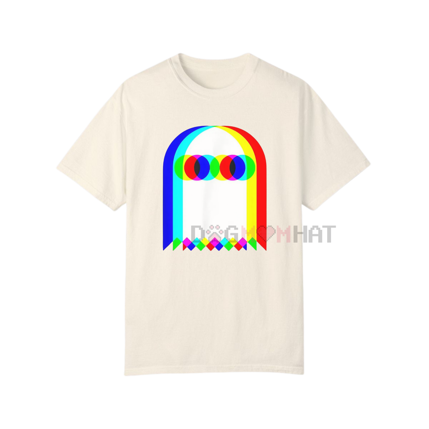 Ghost Trippy Vaporwave T-Shirt – Halloween Techno Rave EDM Party Tee