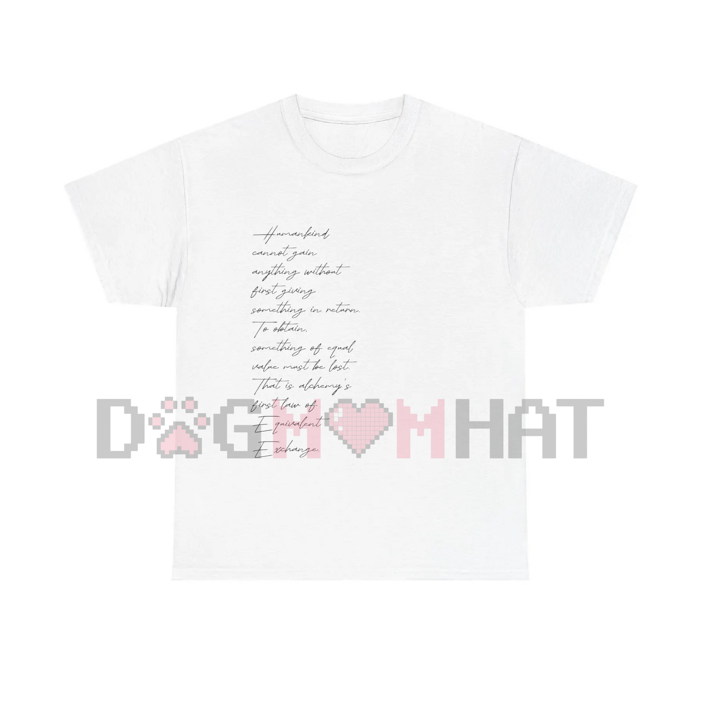 Equivalent Exchange T-Shirt – Fullmetal Alchemist Fan Apparel, Anime Manga Tee