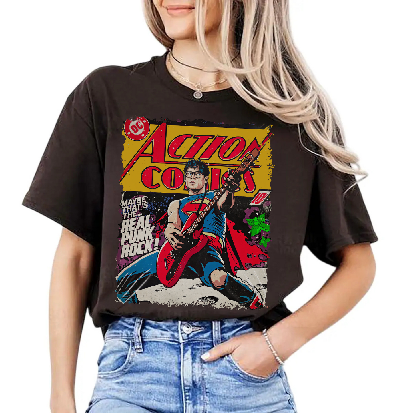 Kindness Is Punk Rock Superhero T-Shirt – Vintage Unisex Tee Inspired by New Superhero Movie