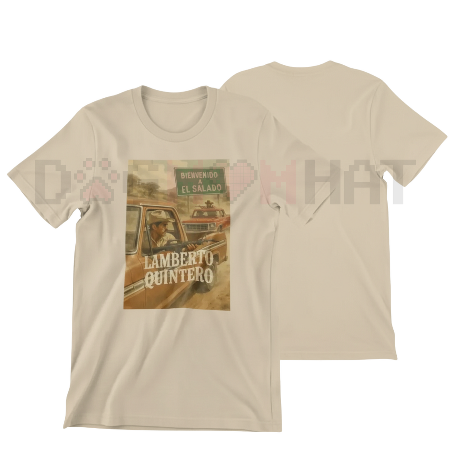 Quintero Vintage Unisex T-Shirt – Retro Style Graphic Tee, Classic Cotton Apparel for Men & Women