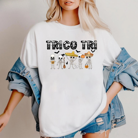 Cute Ghost "Boo" Halloween Shirt - "Drinking Mexican" Spooky Season Tee