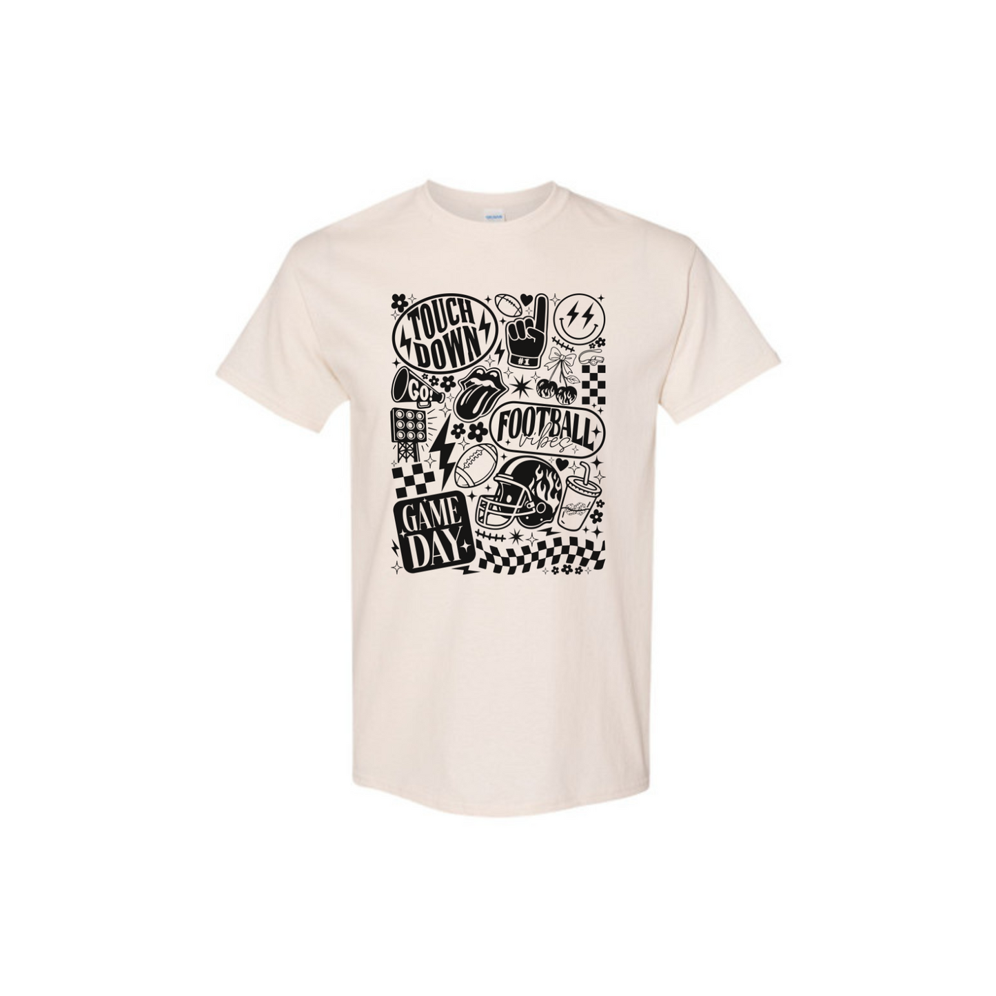 Retro Comfort Colors Football Shirt – Vintage T-Shirt for Football Fans