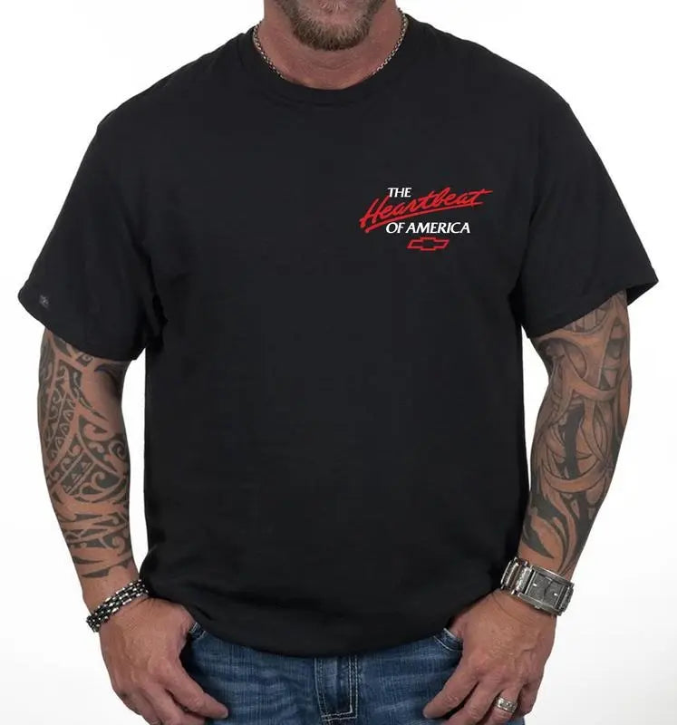 Old School Legend T-Shirt - Red Chevy "Never Outclassed" Vintage Tee