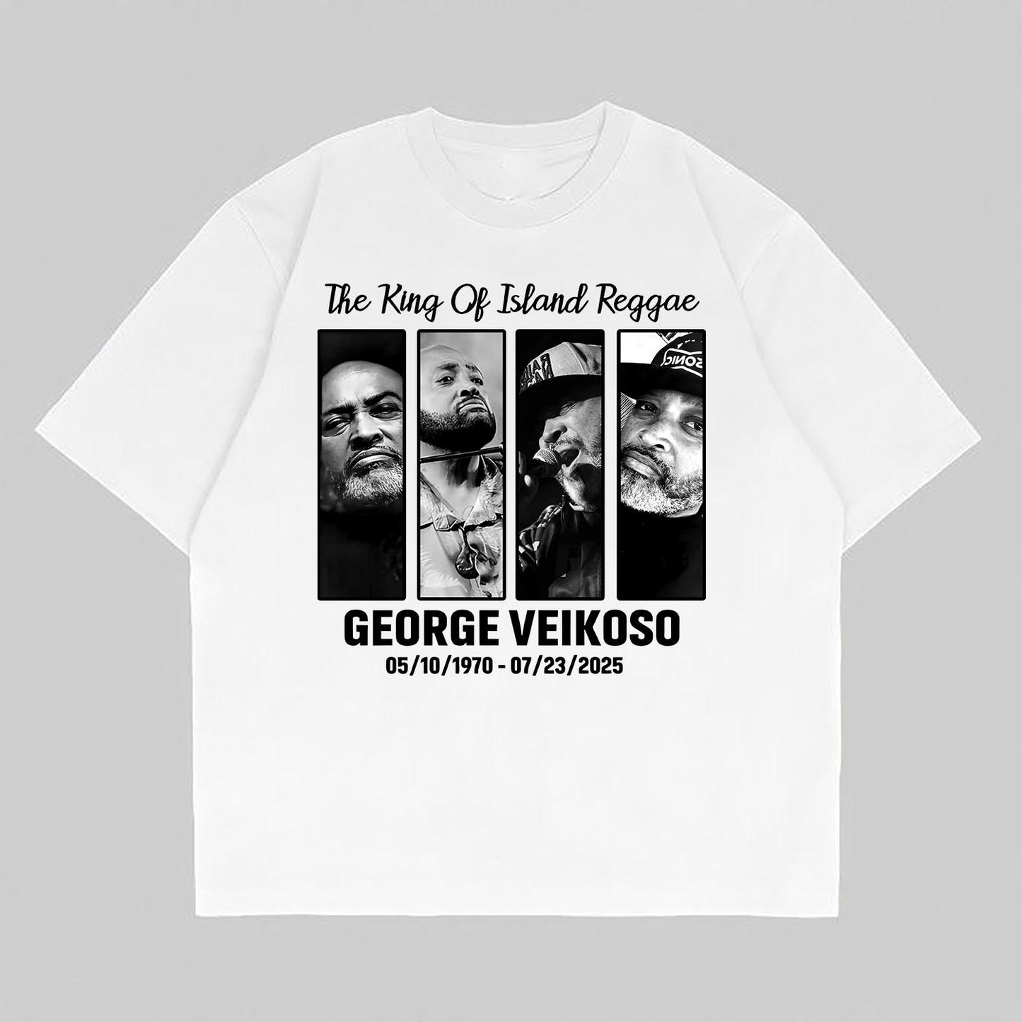 George Veikoso Fiji Memorial 1970-2025 "King of Island Reggae" Shirt