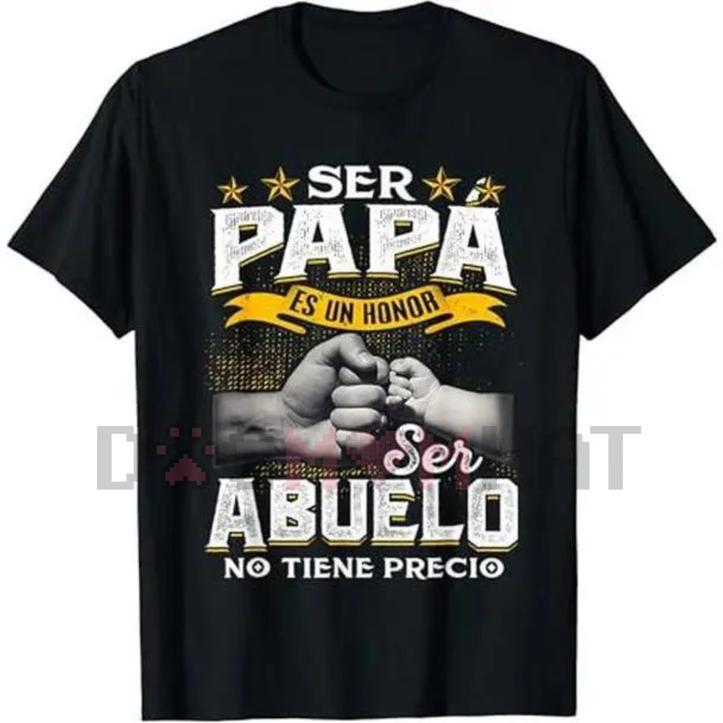 Funny Spanish Grandpa Shirt: "Ser Papá Es Un Honor, Ser Abuelo No Tiene Precio" - Menswear Cotton Tee