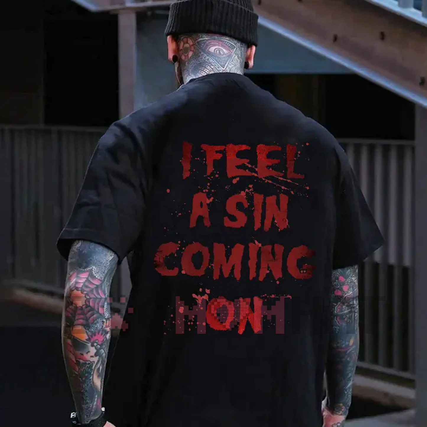"I Feel A Sin Coming On" Shirt – Funny Slogan T-Shirt, Unisex Bold Statement Tee