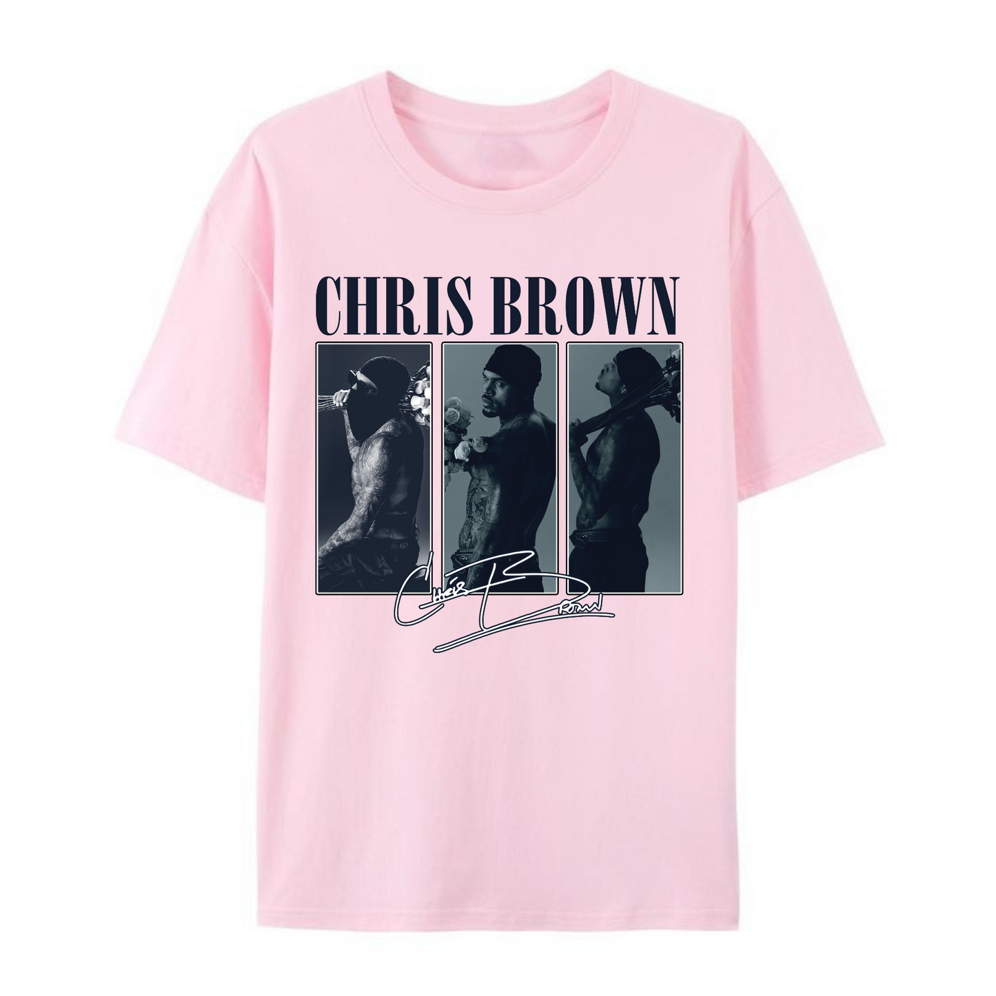 C. Brown Vintage Shirt – Classic Retro Concert Tee for Music Fans