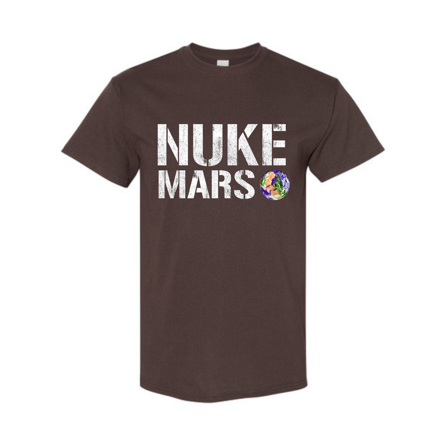 Nuke Mars T-Shirt – Elon Musk SpaceX Inspired Apparel, To The Stars Graphic Tee, Sci-Fi Space Exploration Shirt