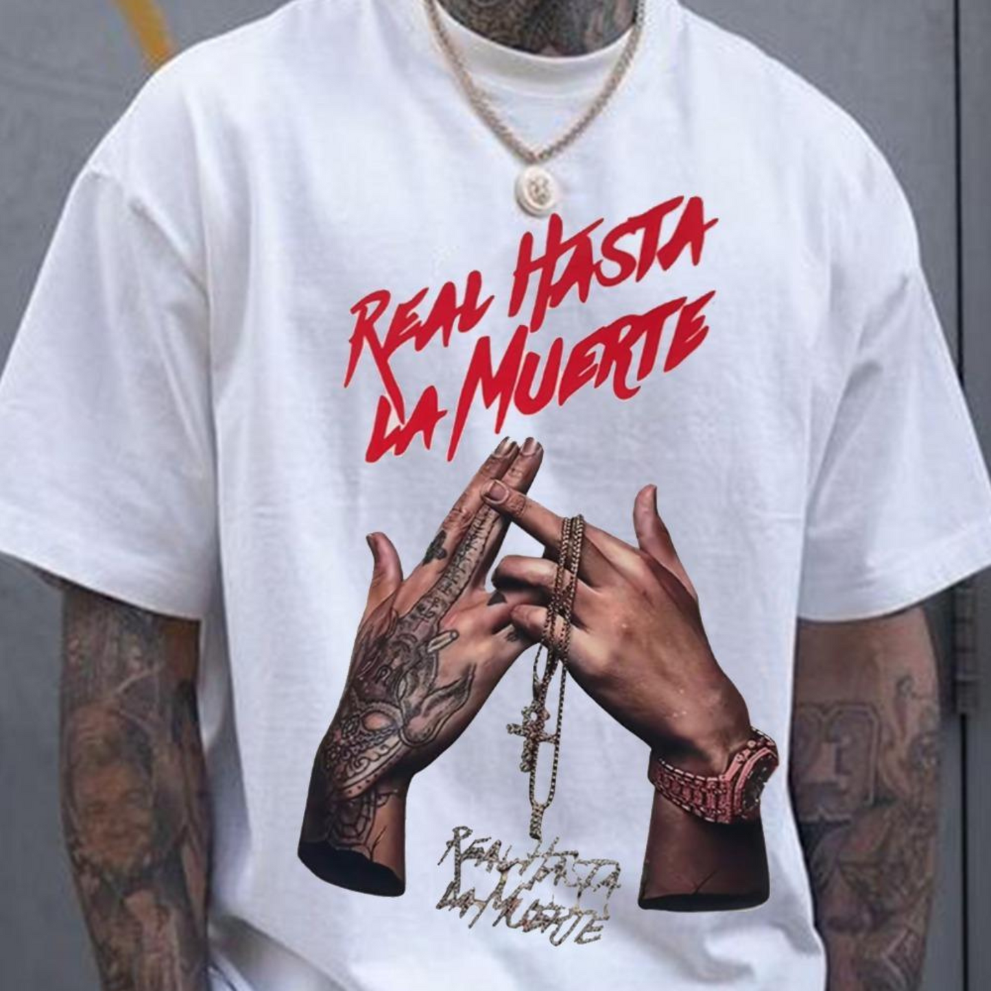 AA Real Hasta La Muerte Fan Shirt - Anuel AA Big Fan Graphic Streetwear Top