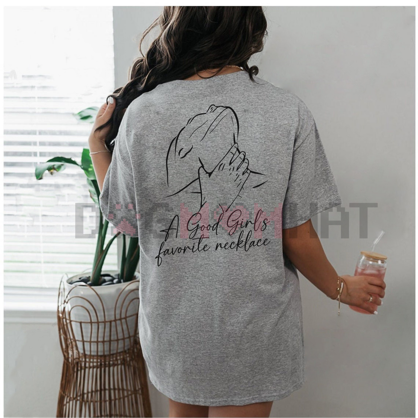 A Good Girl's Favorite Necklace T-Shirt – Ladies Summer Outfit, Women's Graphic Tee, Gift For Girlfriend