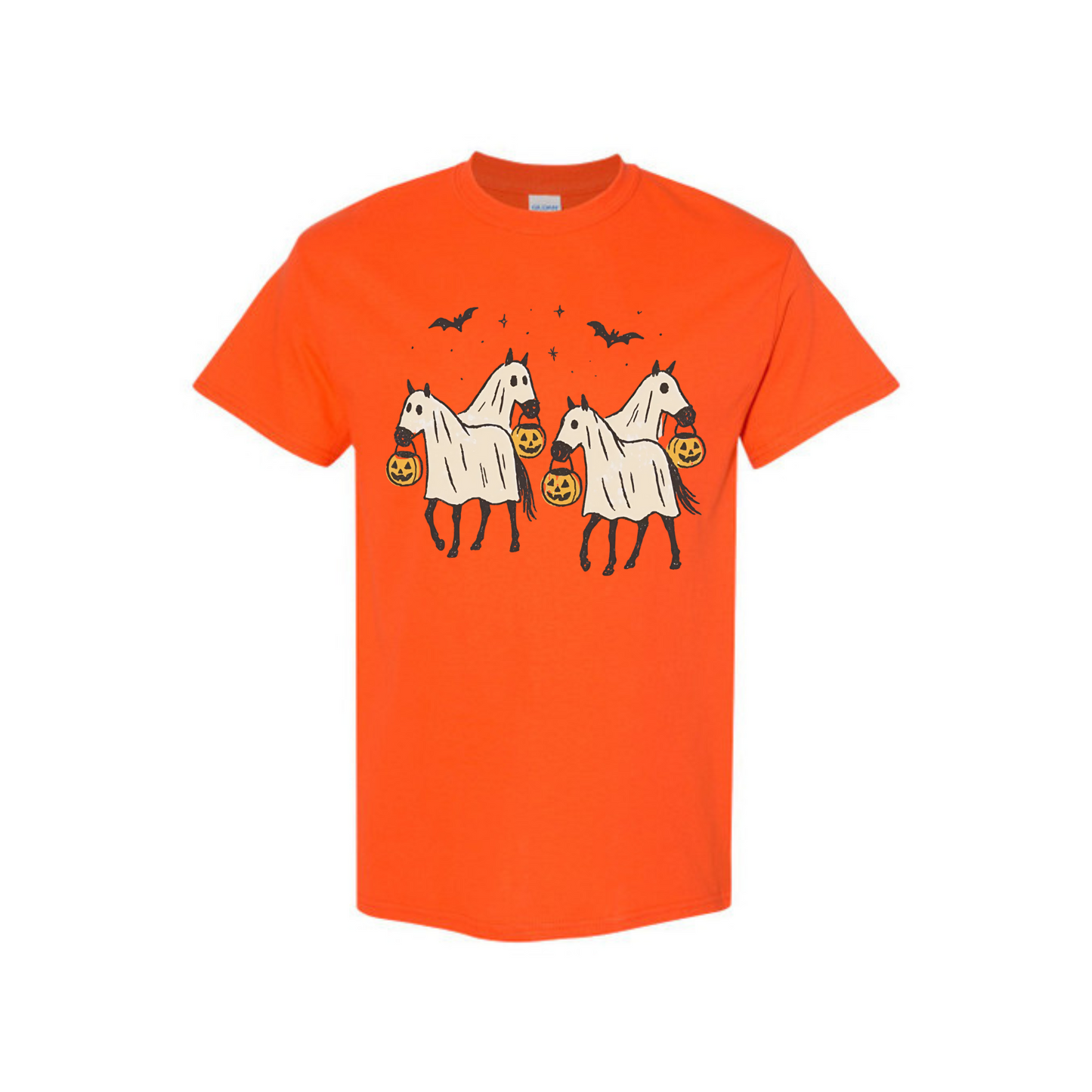 "Night-Mare" Unisex Tee – Creepy Horse Graphic Shirt, Dark Humor Cotton Top