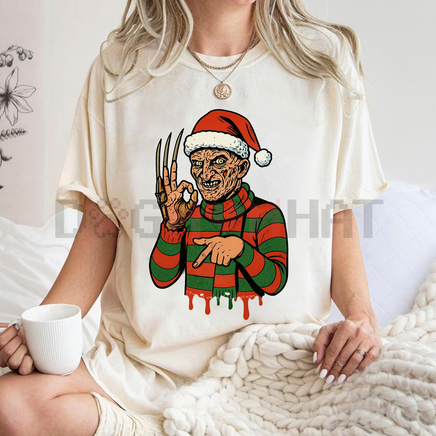 Christmas Six Seven T-Shirts – Funny Christmas 6 7 Hand Sign Tee, 67 Meme Shirt for Festive Season