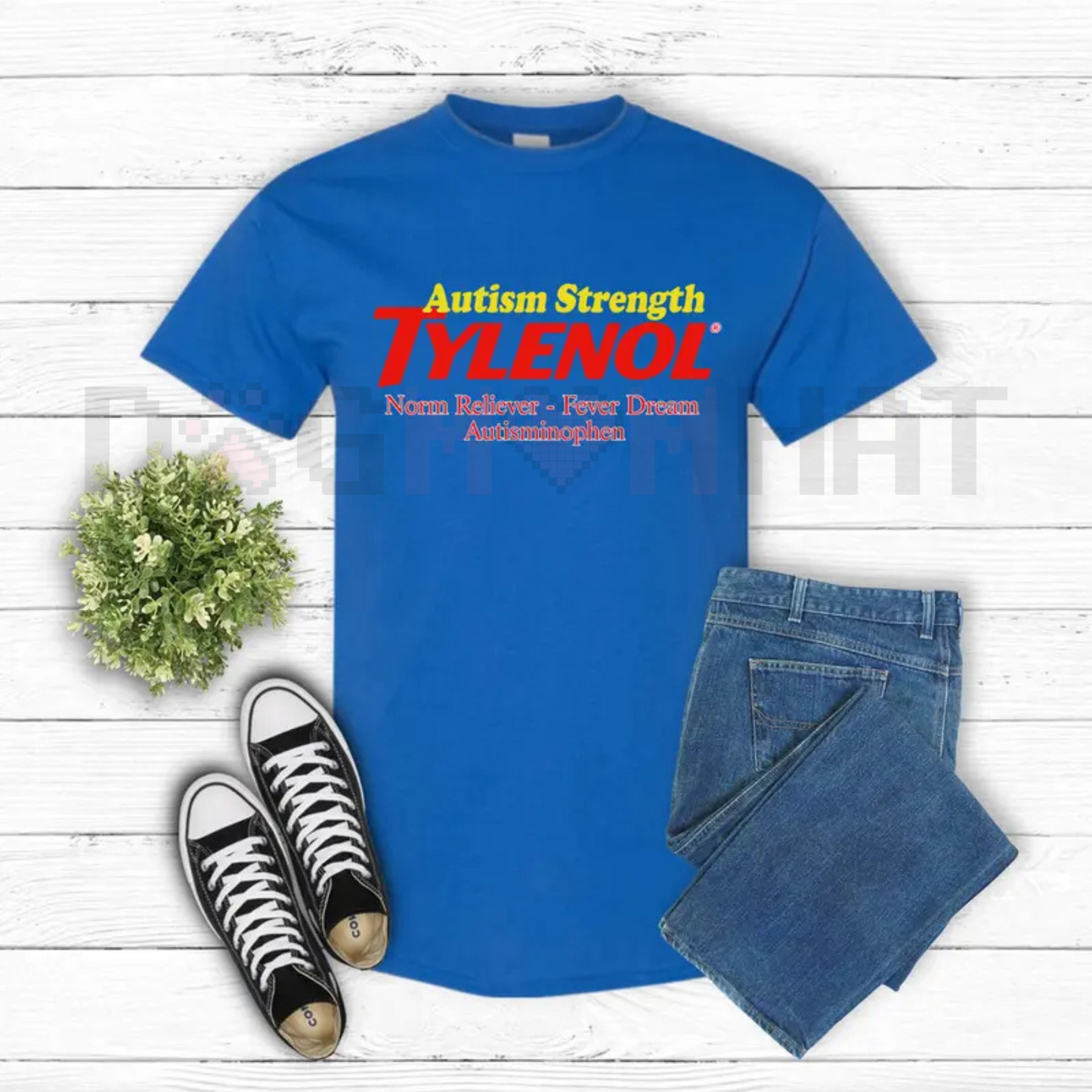 Autism Strength Funny Tylenol Unisex Shirt – "Extra Strength" Awareness Graphic Tee, Support & Advocacy Gift