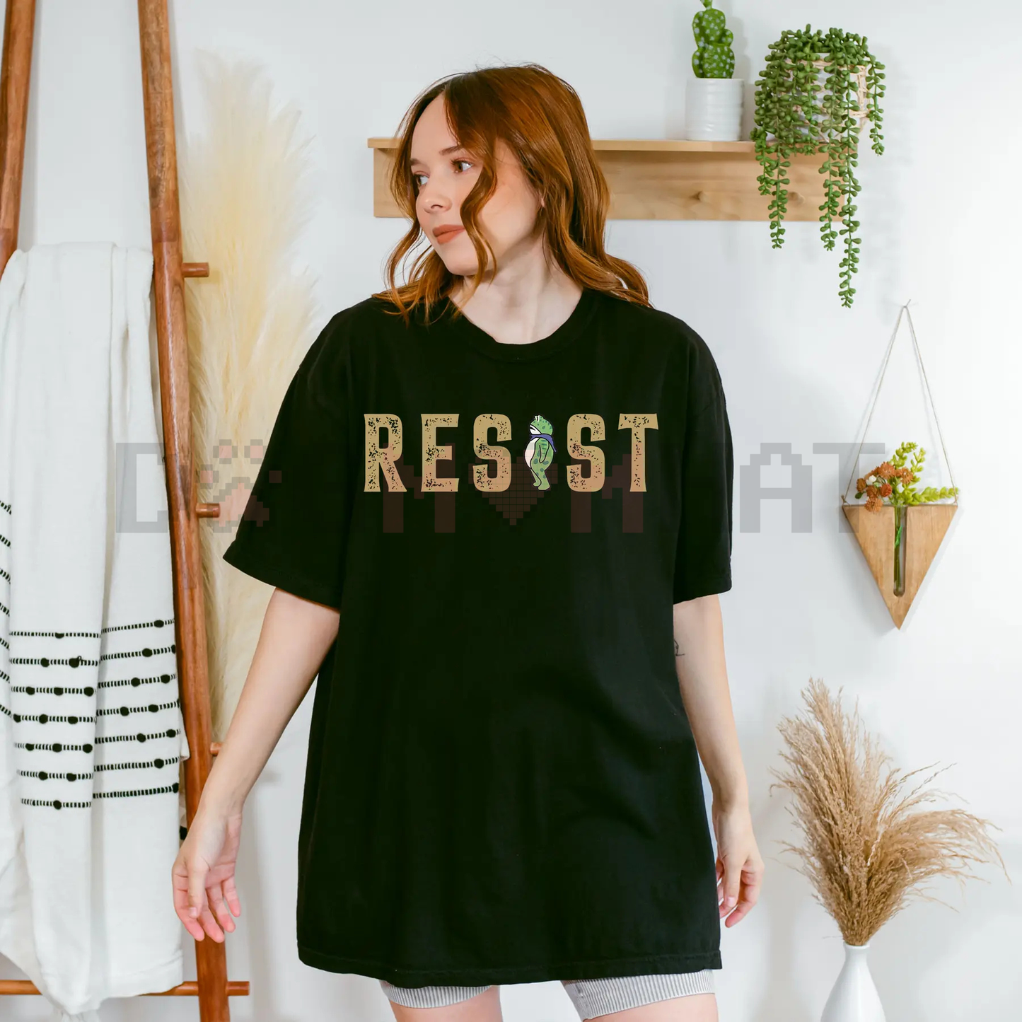 RESIST Shirt – PortLand Oregon Frog TShirt, Activist Apparel, Unisex Protest Tee