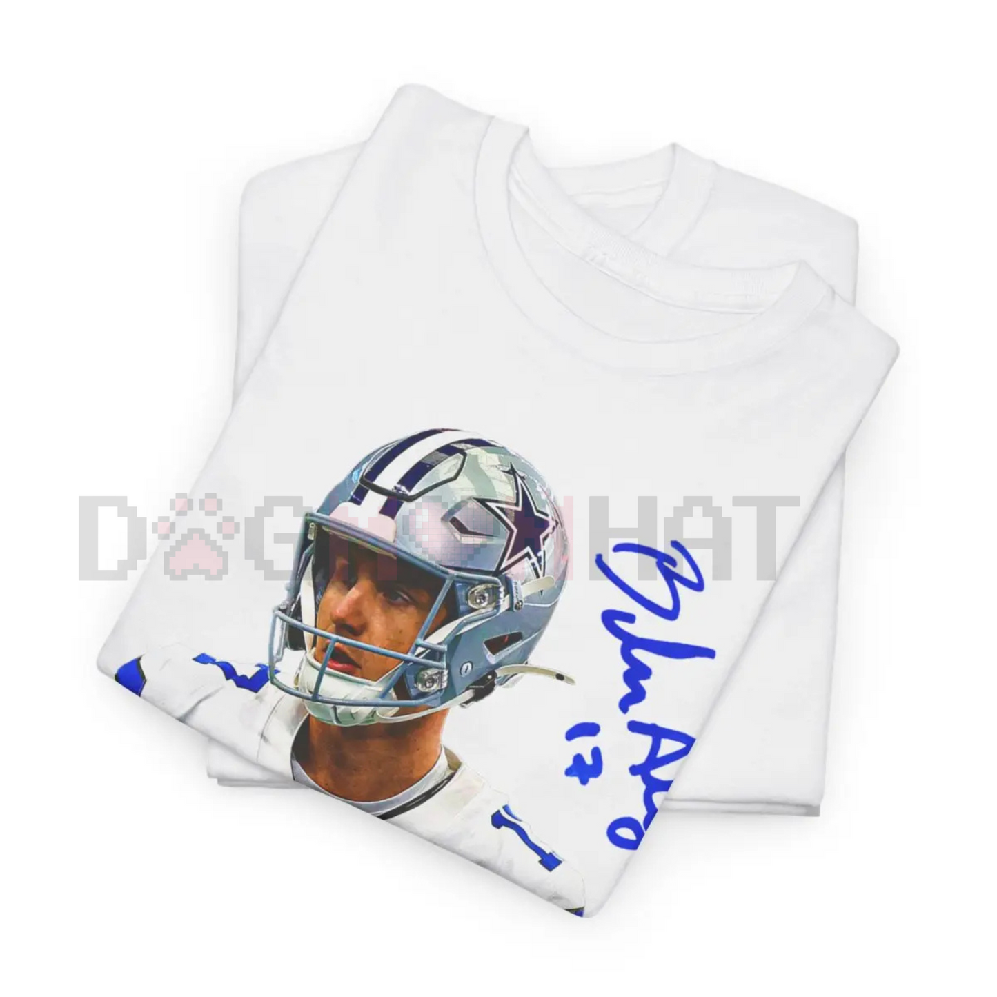 Brandon Aubrey T-Shirt – Unisex 100% Cotton Fan Tee, Football Kicker Apparel