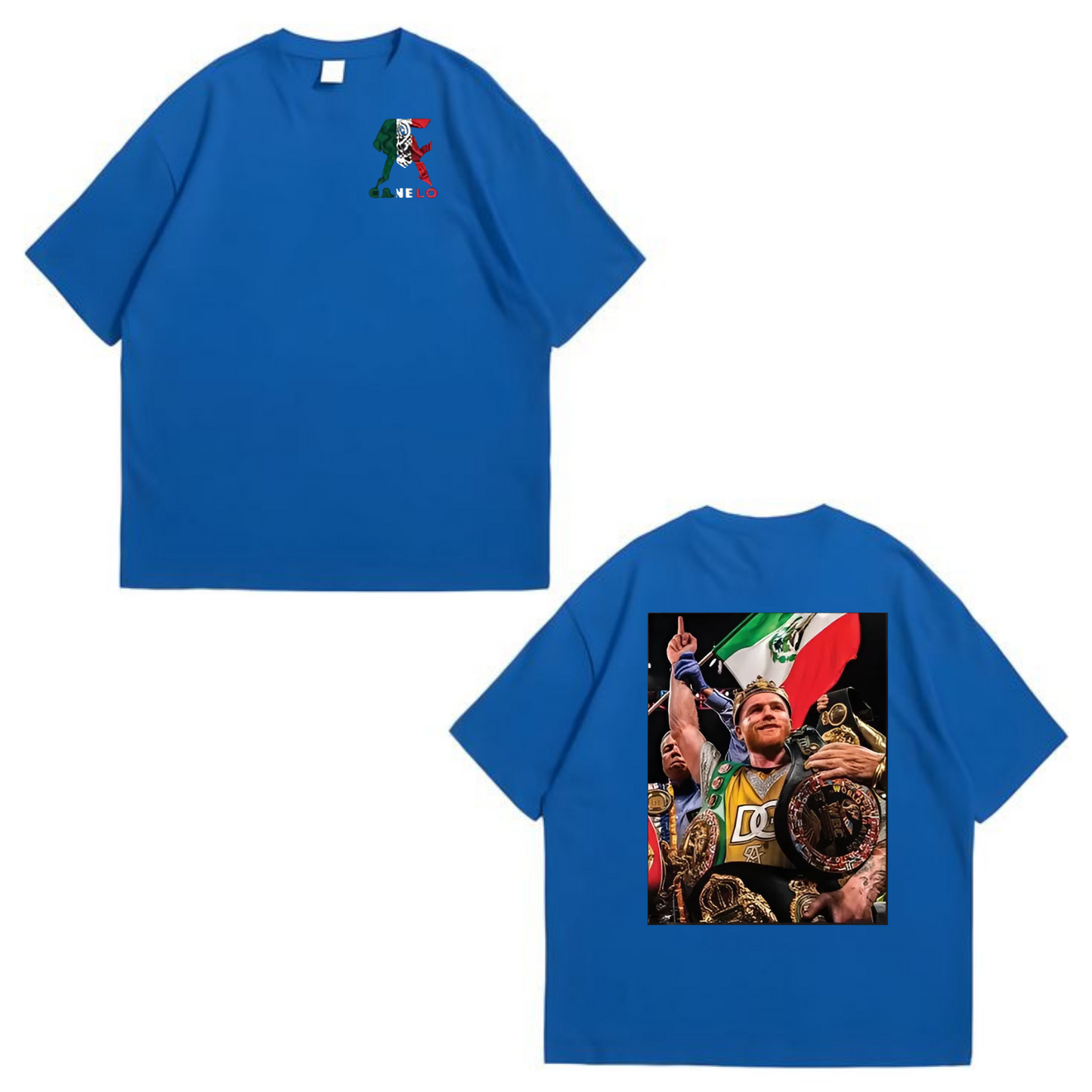Canelo 2-Sided T-Shirt – Boxing Champion Fan Apparel, Fashion Cotton, Unisex Graphic Tee for Men & Women
