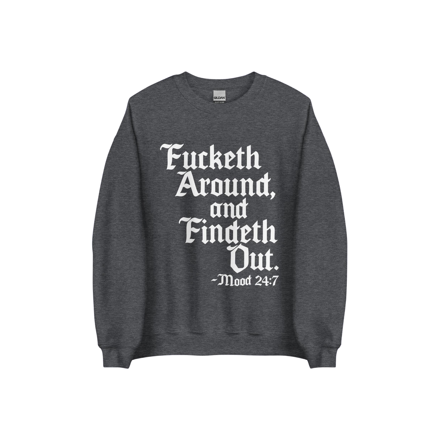 Medieval Meme Crewneck Sweatshirt - Funny Renaissance & History Top for Men & Women