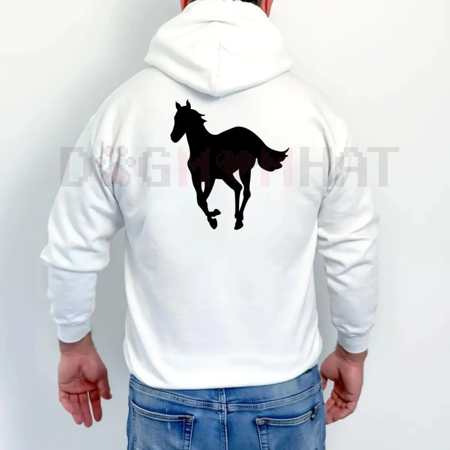 Deftones White Pony On Back Hoodie – Rock Band Shirt, Nu Metal Chino Moreno, Around The Fur Hoodie
