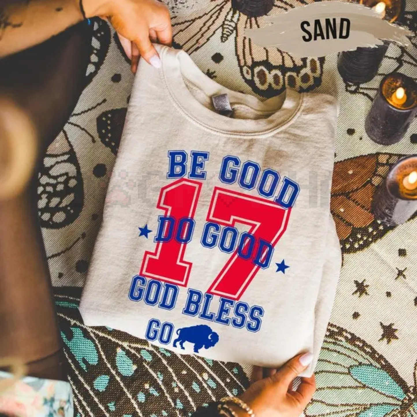 Be Good Do Good 17 God Bless Go T-Shirt – Buffalo Football Fan Tee
