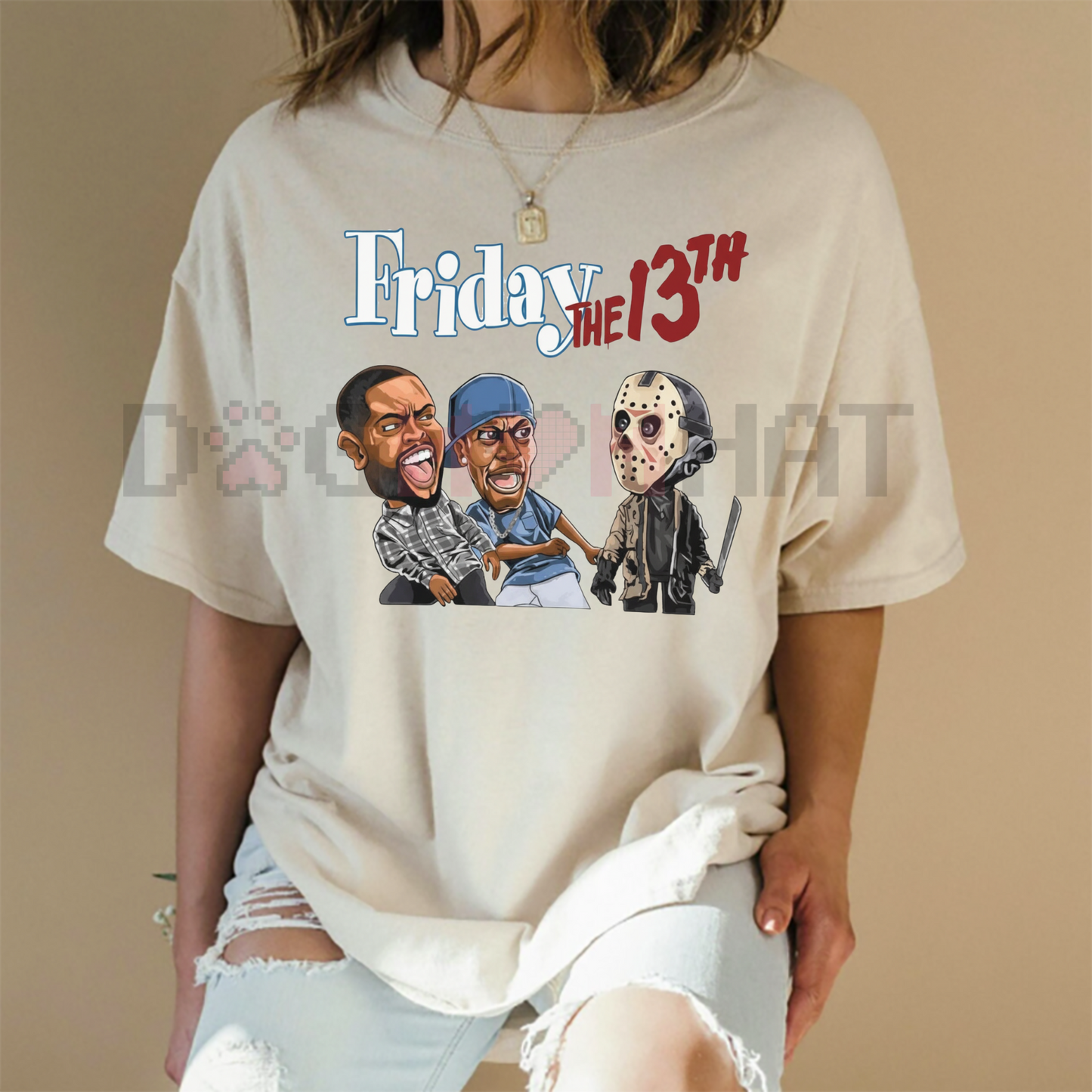 Men's Jason Killer T-Shirt – Scary Movie Inspired, Horror Cotton Crewneck Top for Halloween