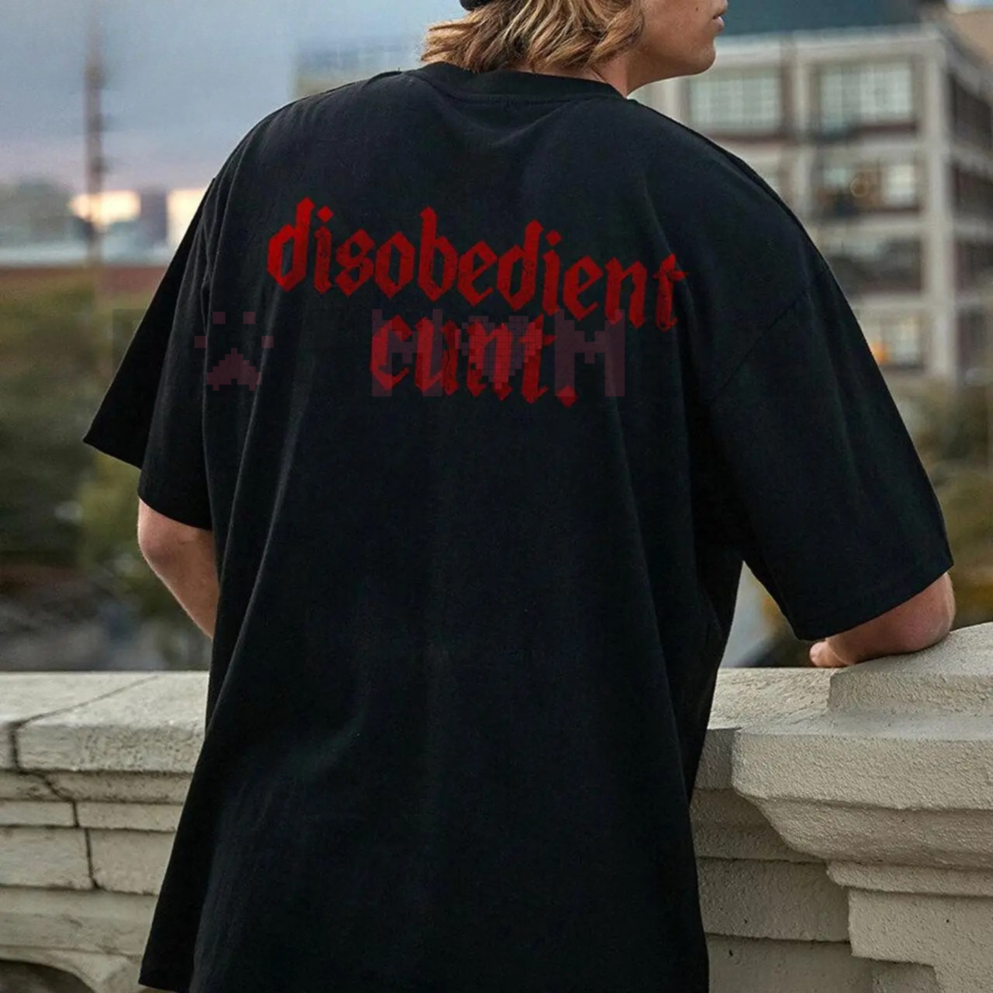 Disobedient Graphic T-Shirt – Funny Edgy Streetwear Tee