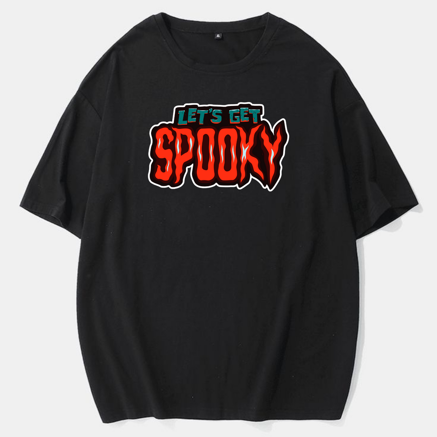Let’s Get Spooky T-Shirt – Funny Halloween Graphic Tee, Unisex Fall Shirt for Ghost Season & Costume Parties