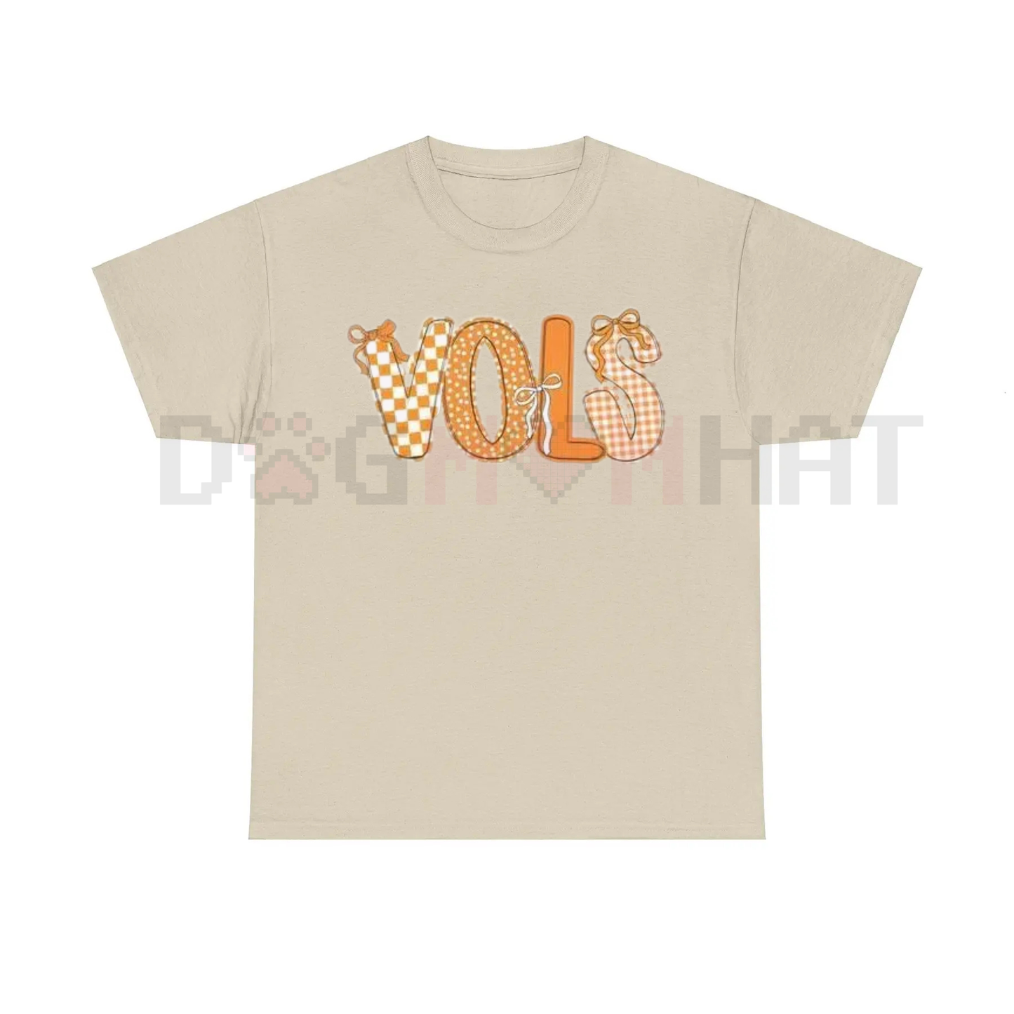 Game Day Spirit T-Shirt – Retro Checkerboard & Polka Dot Print Tee