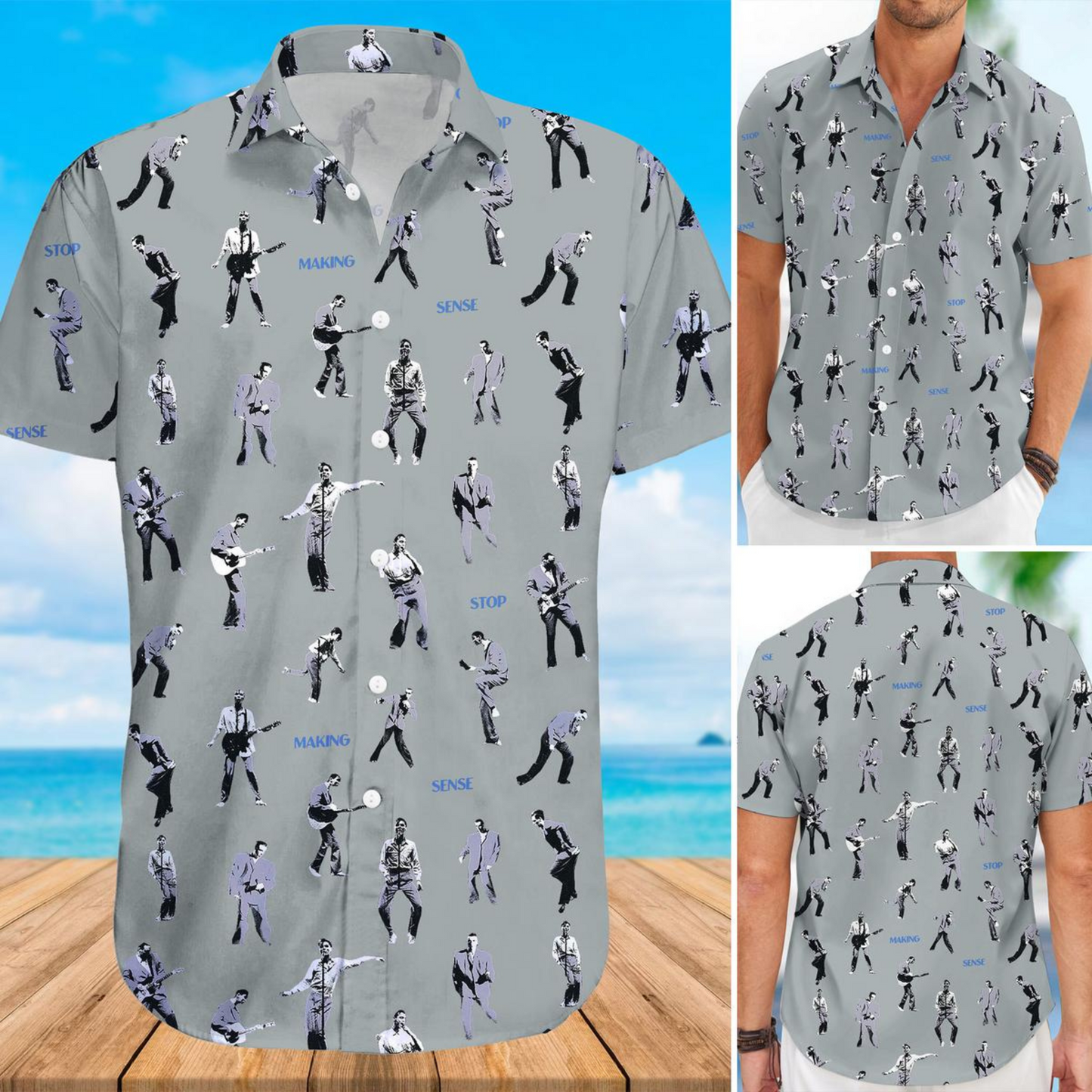 SHESHOW "Stop Making Sense" Hawaiian Shirt - Men's Concert Film Apparel