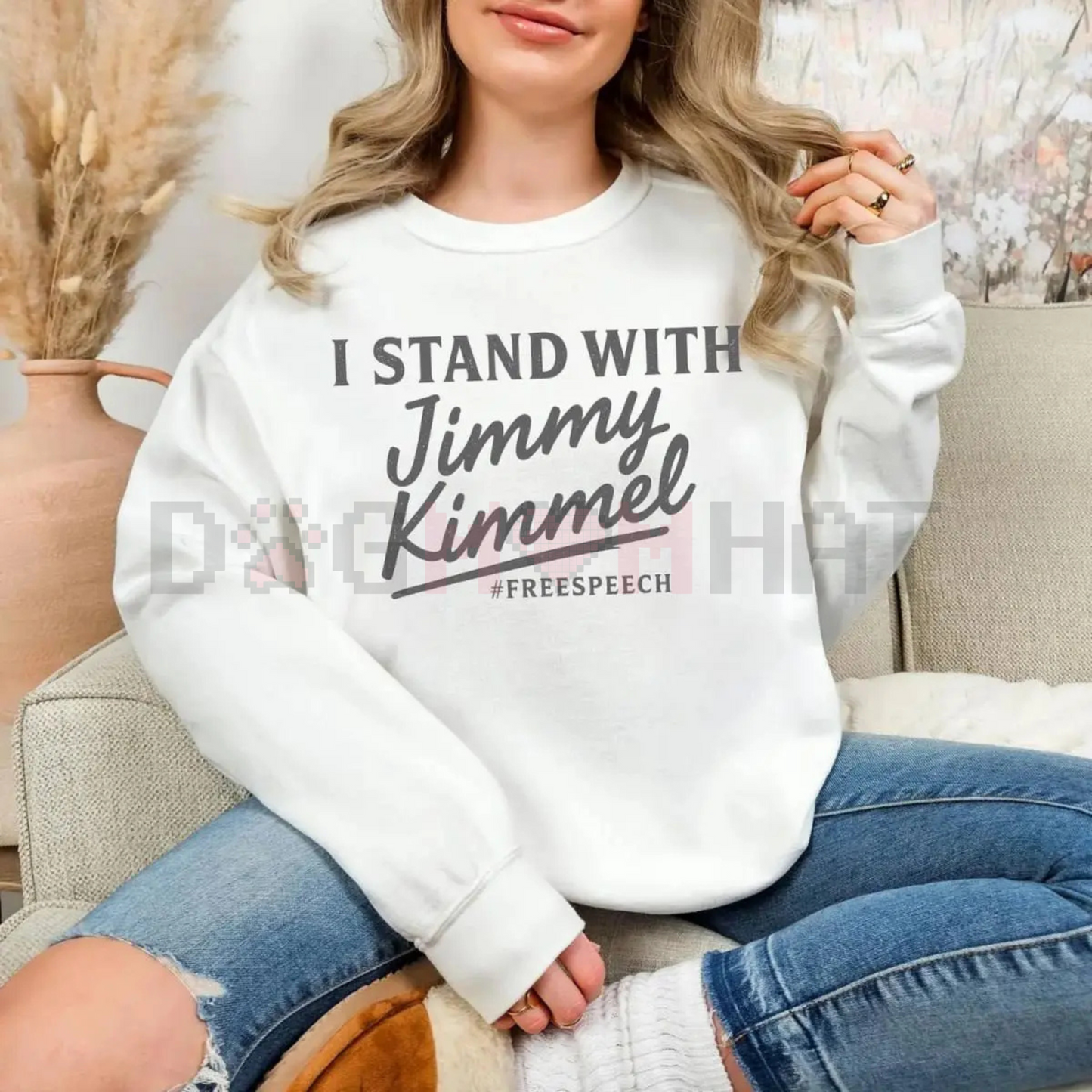 "I Stand With Jimmy Kimmel" T-Shirt – Free Speech Sweatshirt