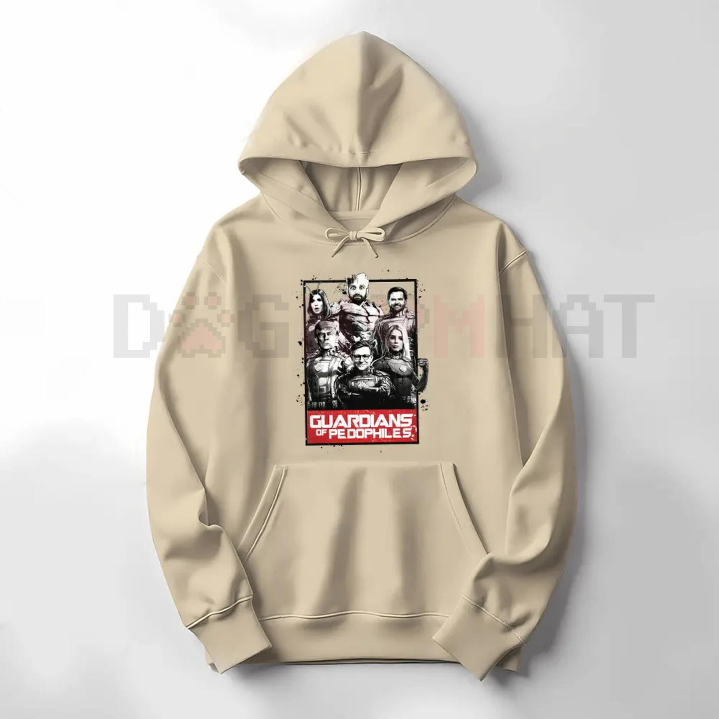 GOP Guardians of Pedos Statement Hoodie – Edgy Political Satire Pullover