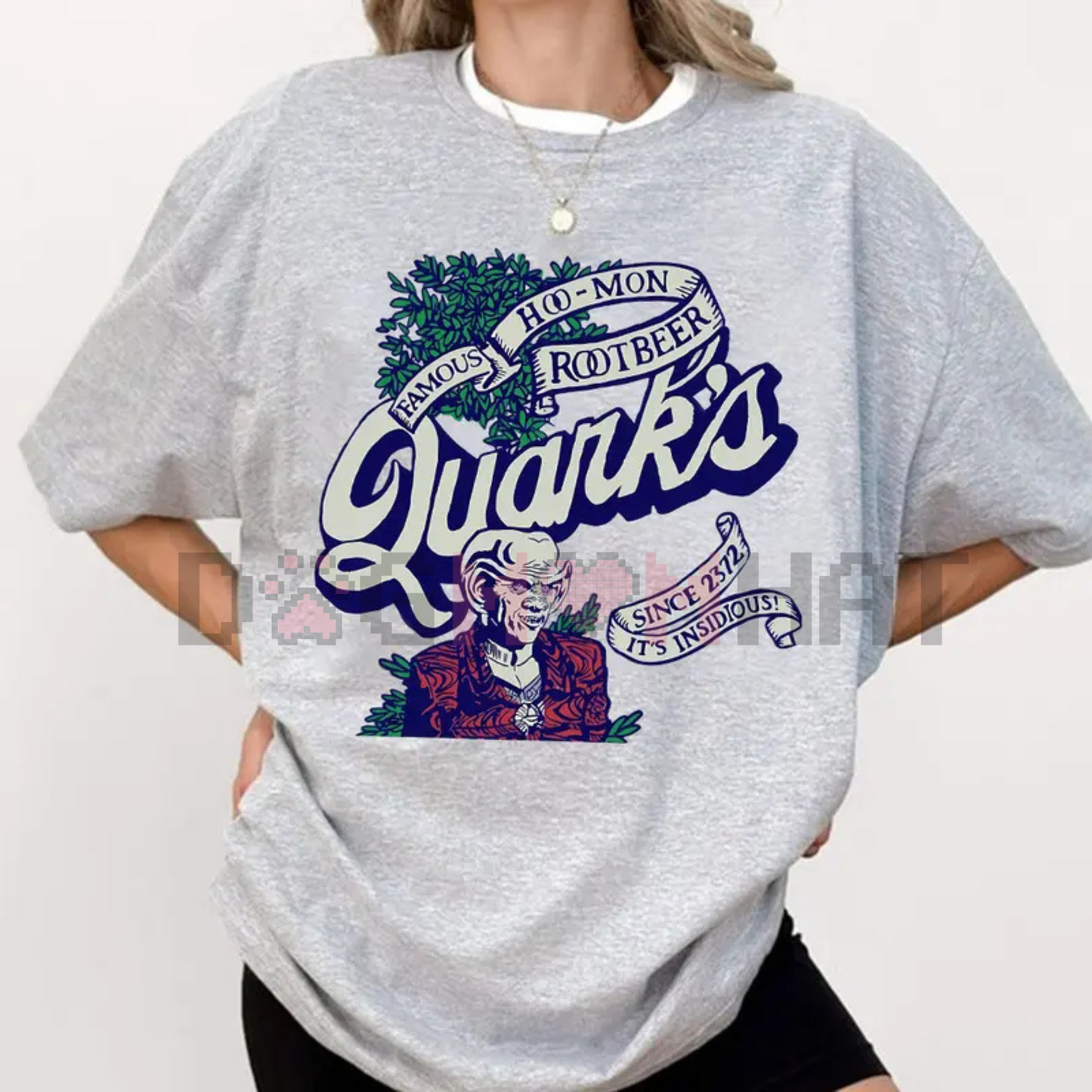Quark's Famous Hoo-mon Root Beer T-Shirt – "It's Insidious!", Star Trek Fan Tee