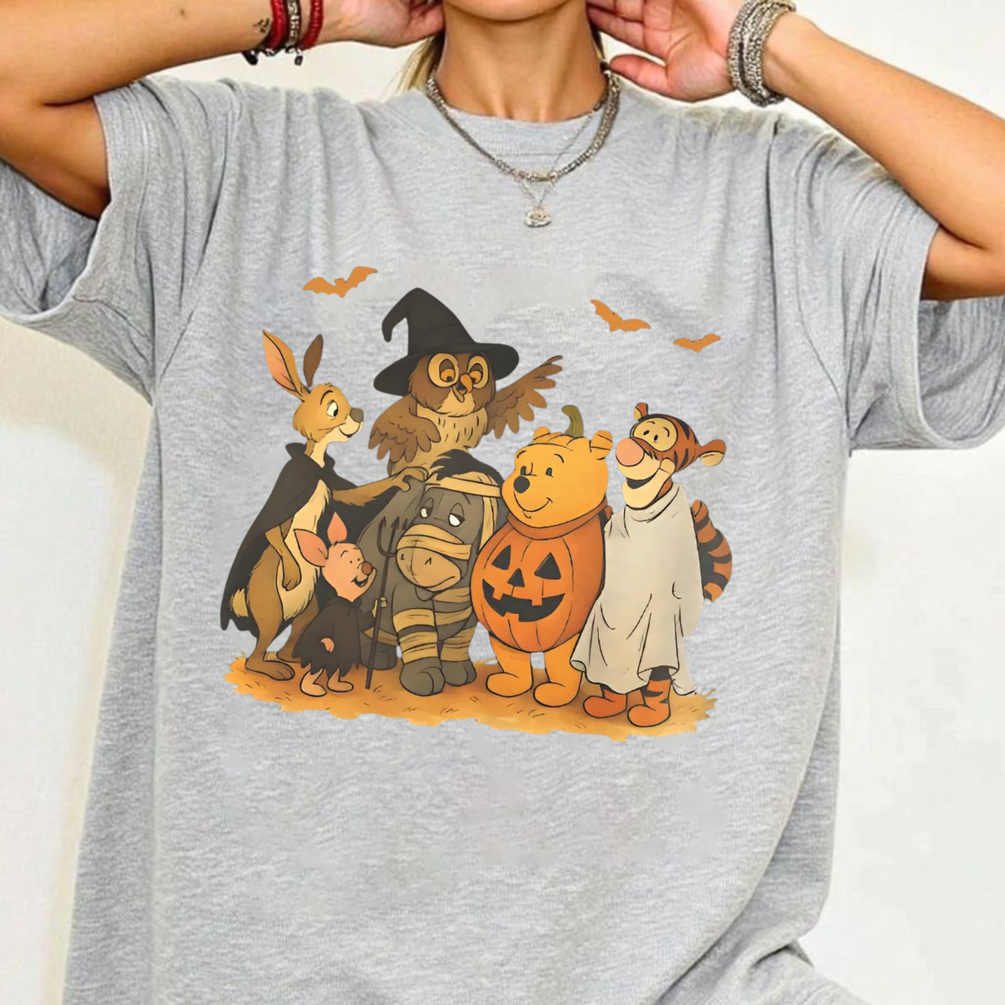 Vintage Halloween Animal Friends T-shirt