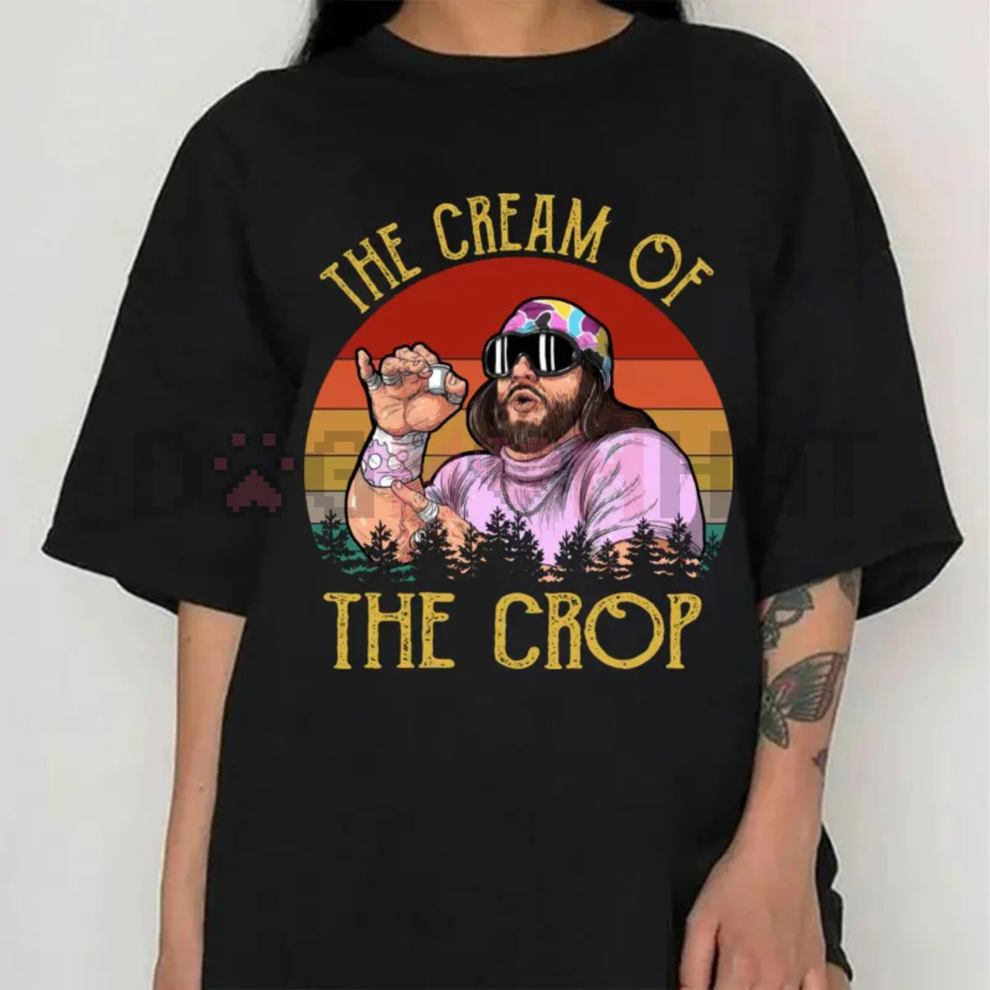 Macho Man Randy Savage Shirt – "Cream of The Crop" Vintage Retro T-Shirt, Funny Macho Man Tee