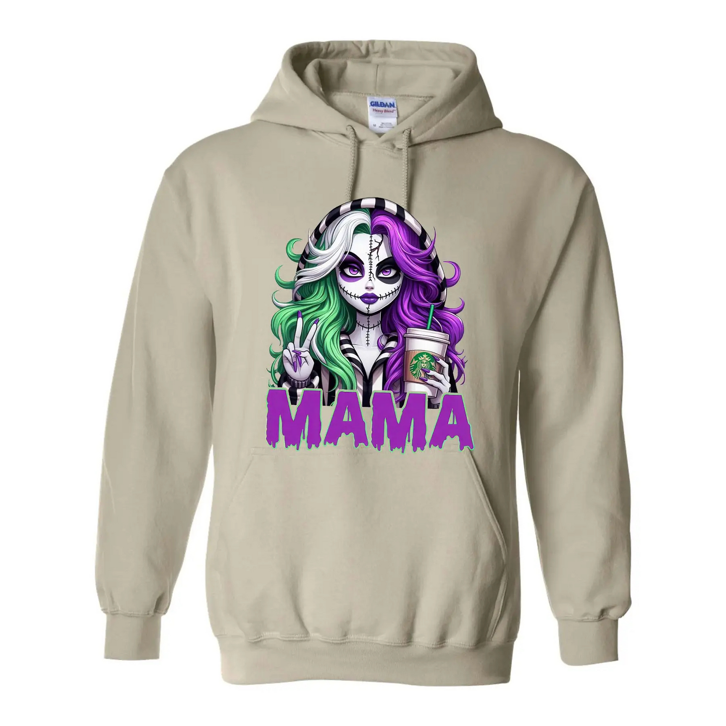 Spooky Mama Horror Characters Hoodie