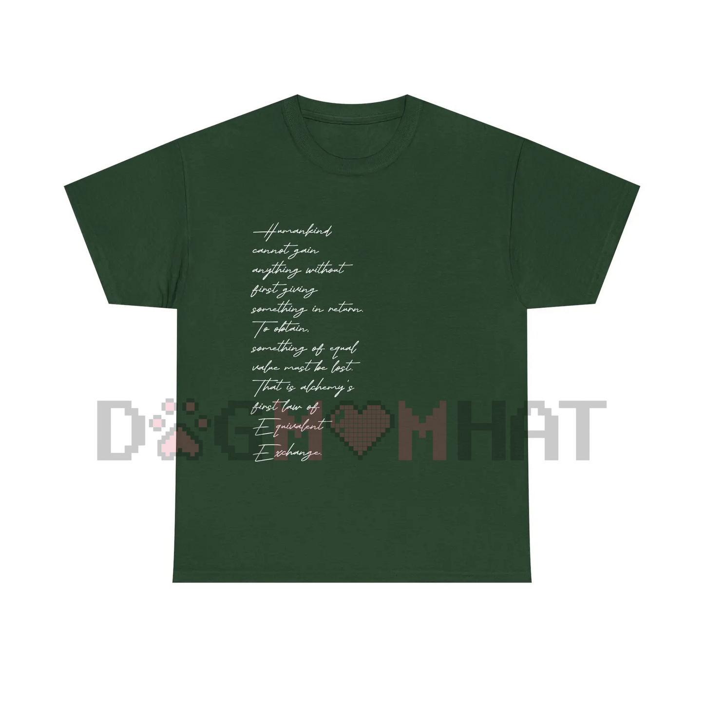 Equivalent Exchange T-Shirt – Fullmetal Alchemist Fan Apparel, Anime Manga Tee
