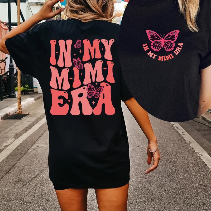 In My Mimi Era T-Shirt – Retro Concert-Style Grandma Tee, Gift for Mimi, Nana, Gigi, or Grandma