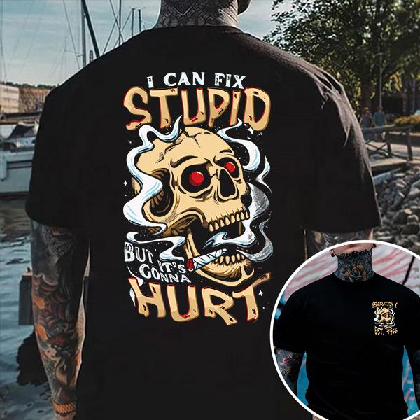 I Can’t Fix Stupid But I Can Watch You Try – Gen X Graphic T-Shirt, Funny Retro Unisex Cotton Tee