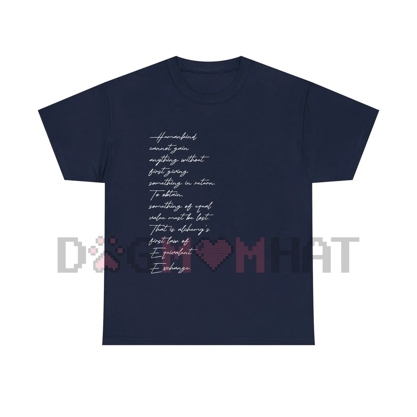 Equivalent Exchange T-Shirt – Fullmetal Alchemist Fan Apparel, Anime Manga Tee