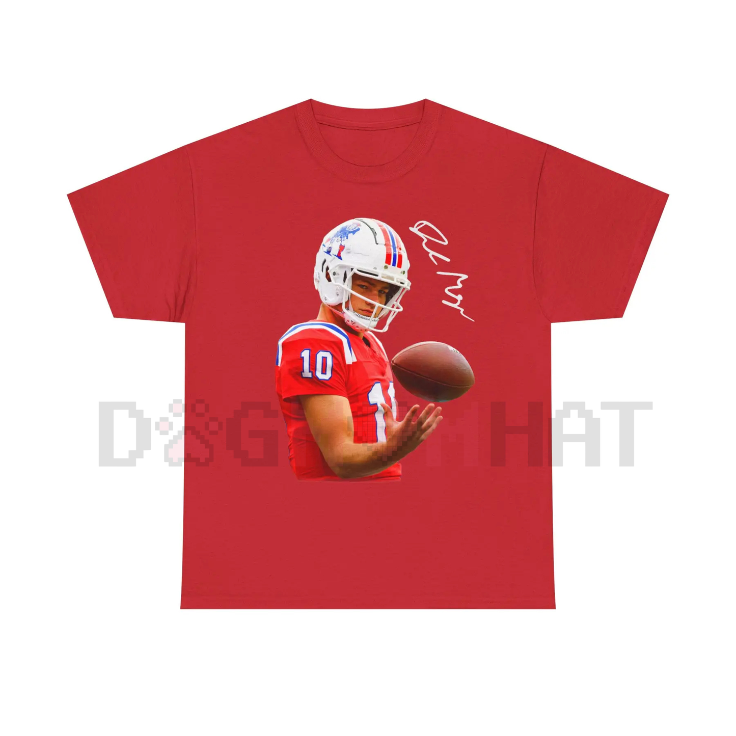 Drake Maye Tee – Unisex Football Star Graphic T-Shirt