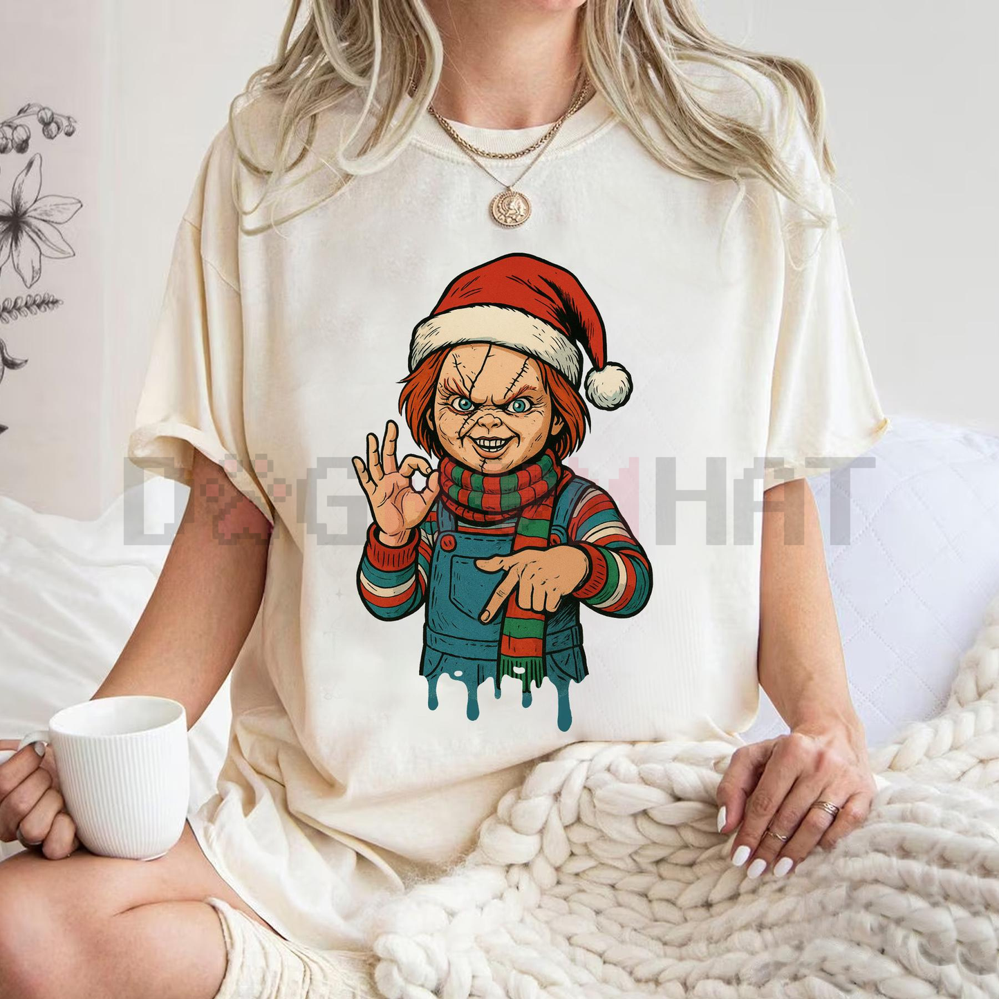 Christmas Six Seven T-Shirts – Funny Christmas 6 7 Hand Sign Tee, 67 Meme Shirt for Festive Season